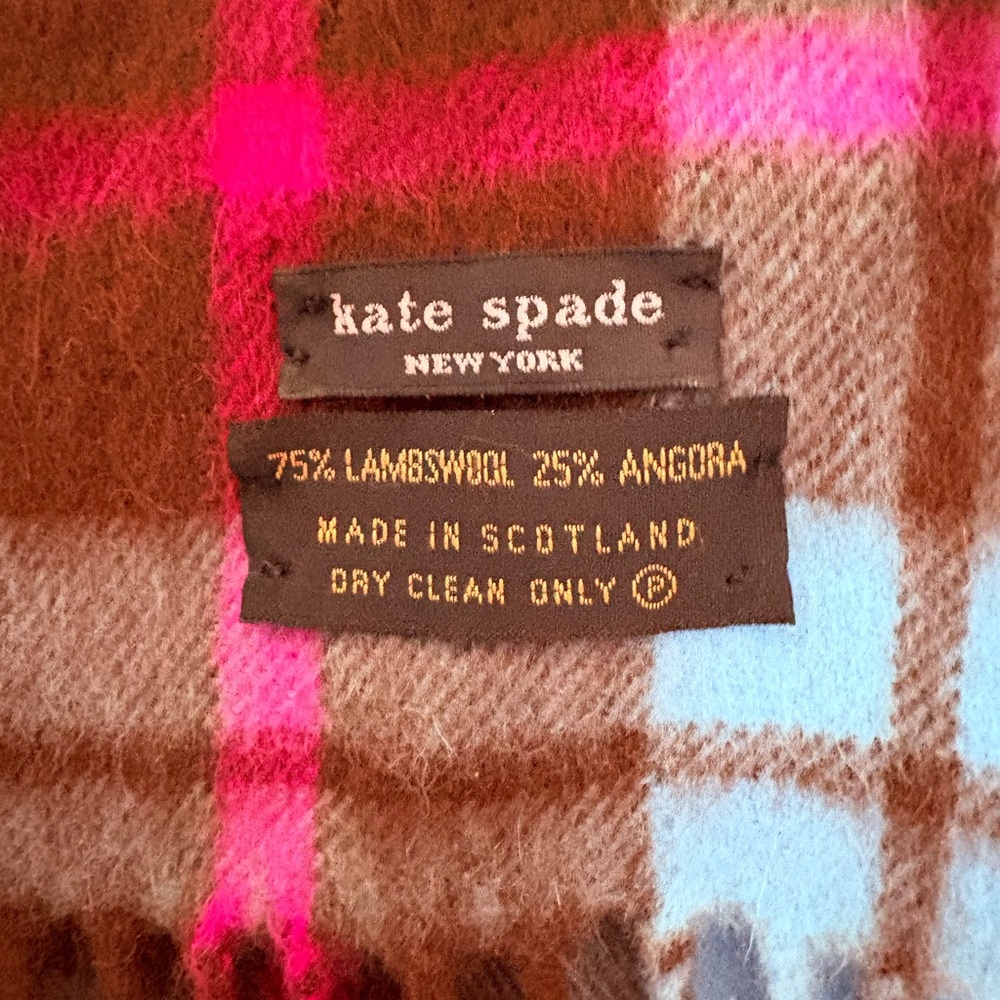 Kate Spade NY Multicolor Angora and lambswool Blend Scarf